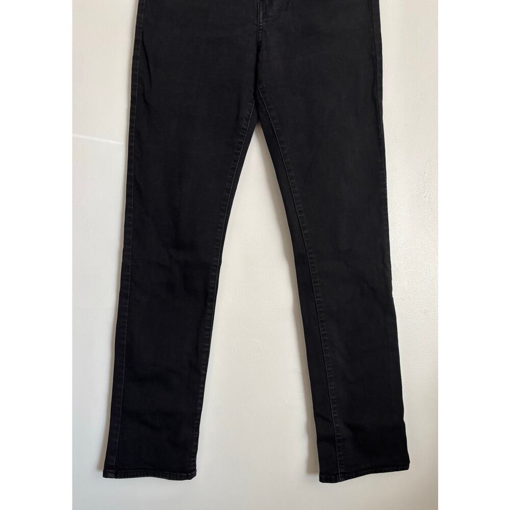 Black Women's Levi's 724 High Rise Straight Leg Jeans 30 - Picture 3 of 7